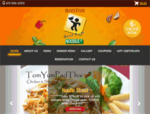 Tablet Screenshot of noodlestreet.com